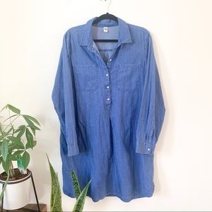 Old Navy | Denim Button Down Tunic